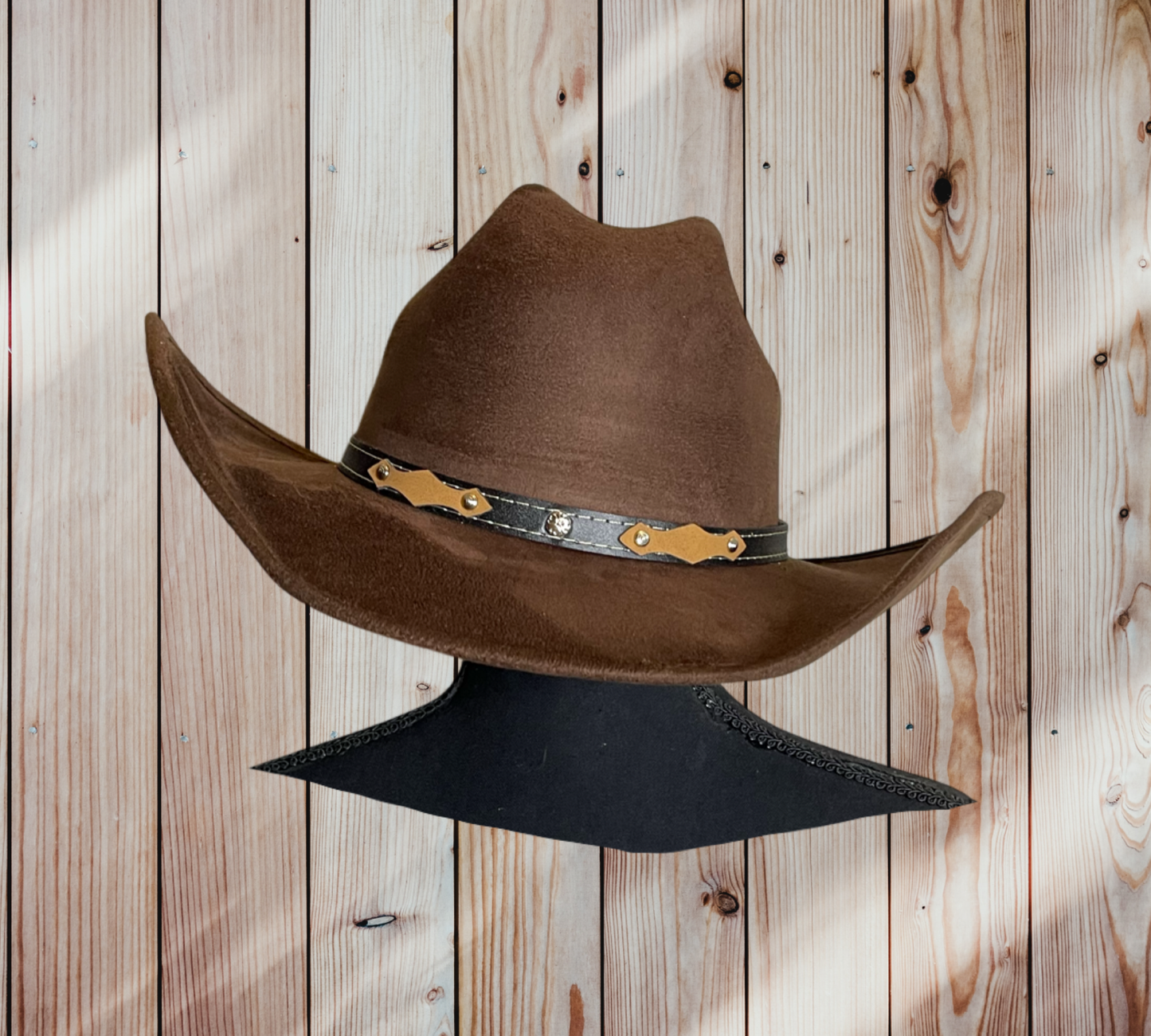 Chihuahua Cowboy Vegan Suede Hat : Atlantic blue / Medium 55-58cm