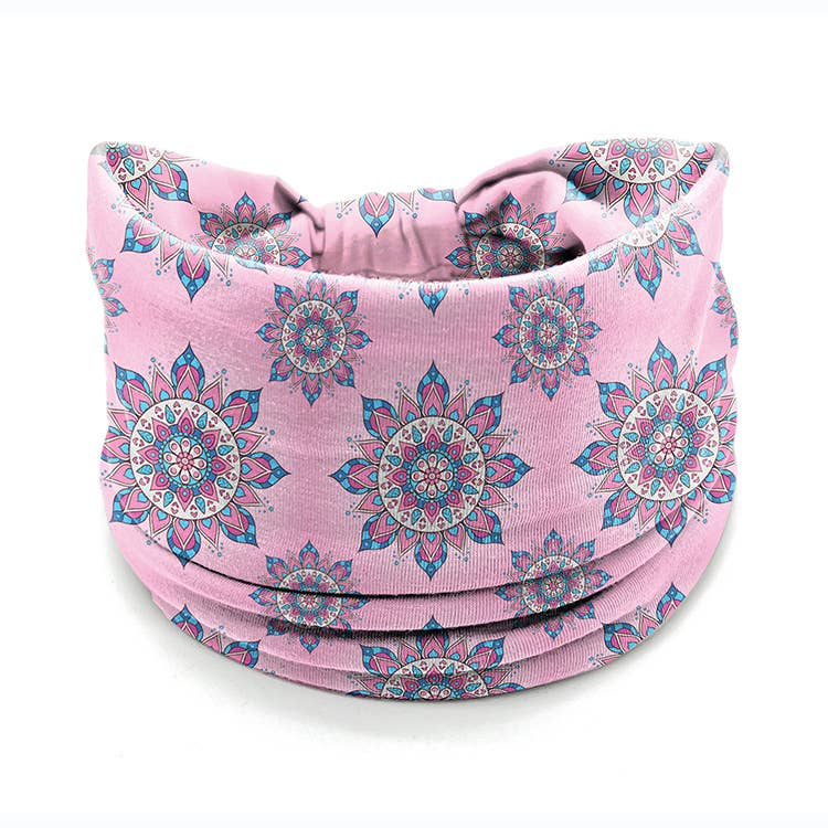 Bohemian Mandala Print Sports Headband: A