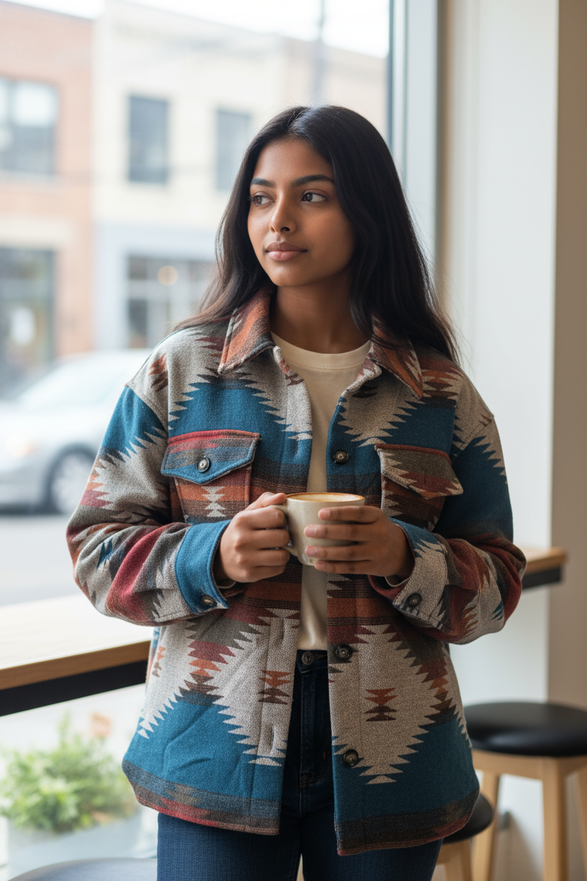 Santa Fe button down shirt