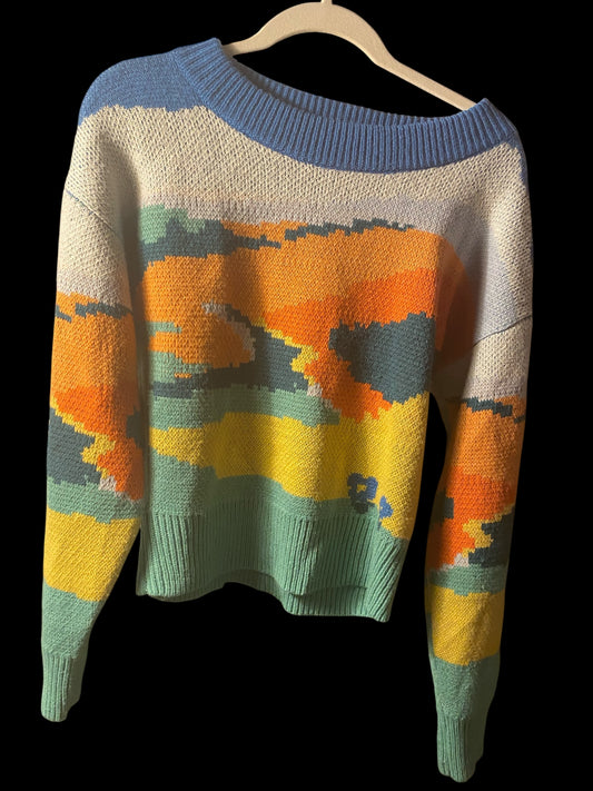 Vibrant colored sweater