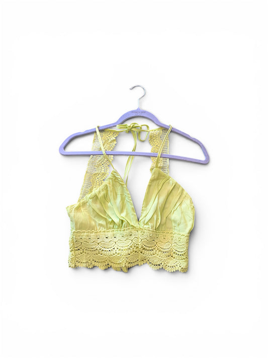 Yellow strappy top