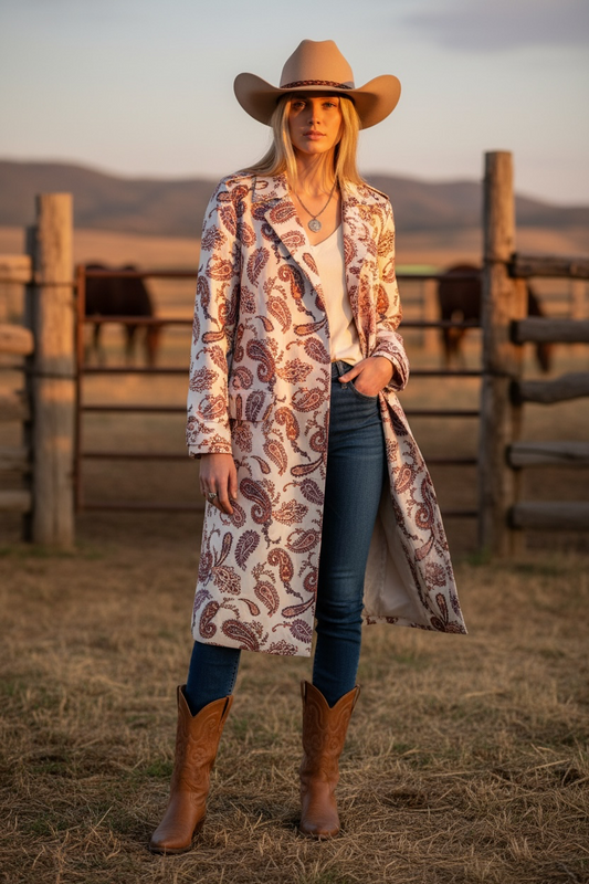 Paisley silk jacket