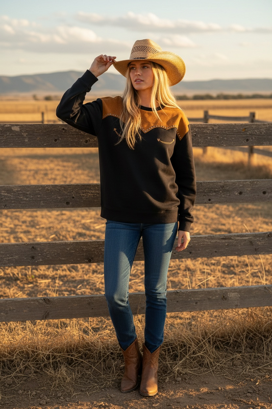 Western sweatshirt