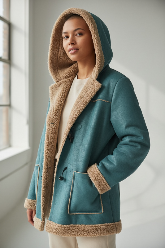 Hooded fur inside jacket