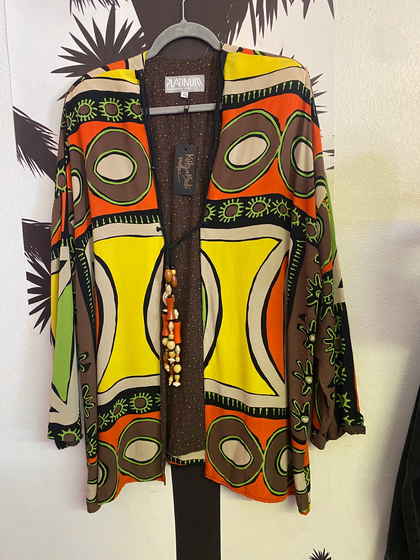 Colorful coat - designer platinum