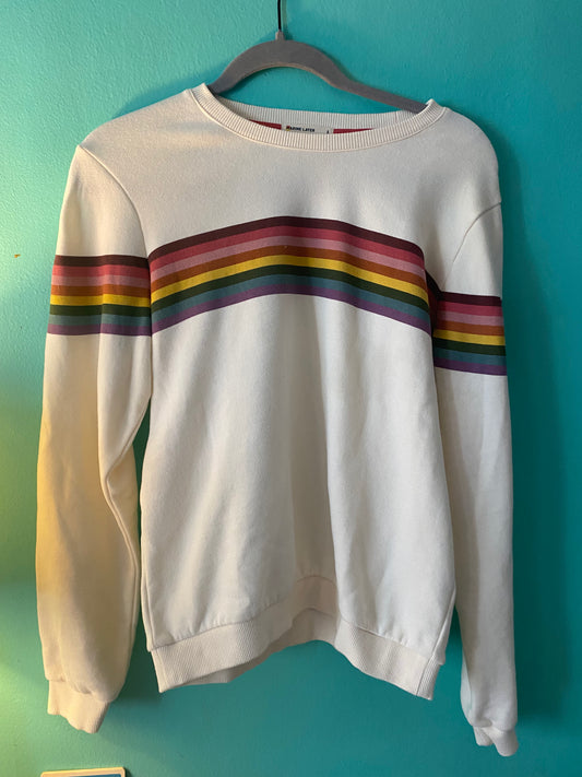 Sweat shirt - rainbow stripe