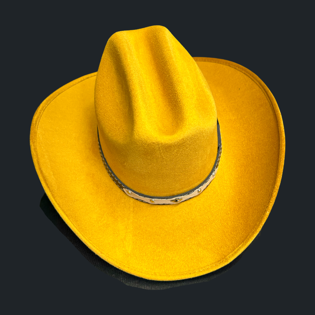Yellowstone Cowboy Vegan Suede: Chocolate / Medium