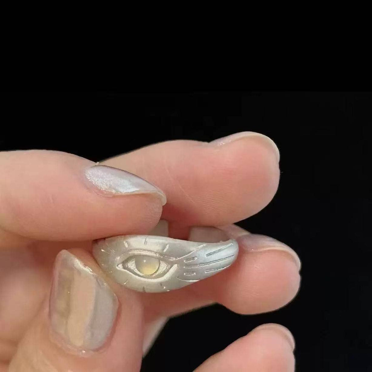 Refined Eye Ring: Eye of Horus Ring / Adjustable