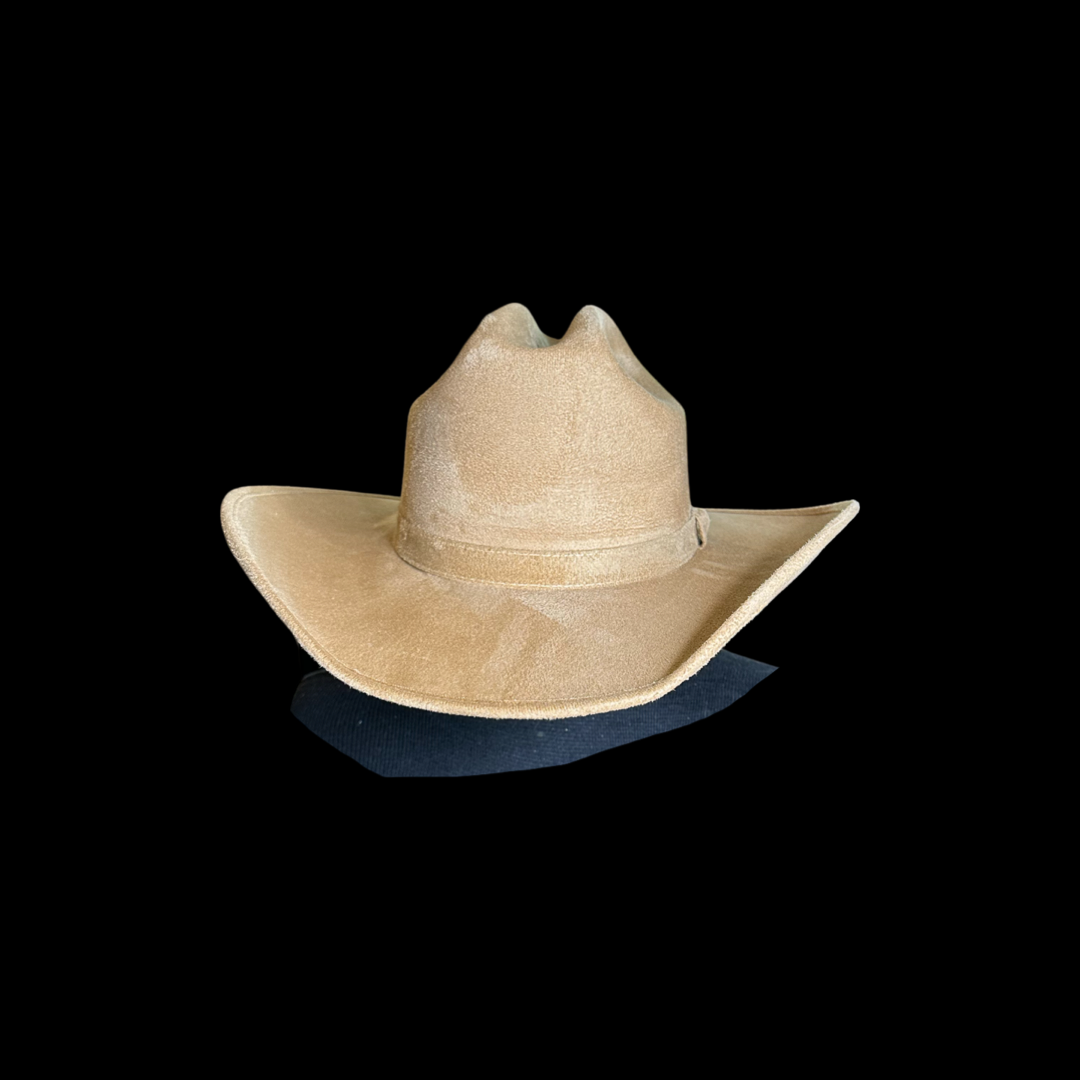 Yellowstone Cowboy Vegan Suede: Black / Medium