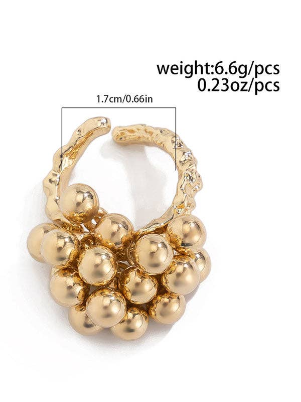 Geometric Rings Accessories: SILVER / One_size