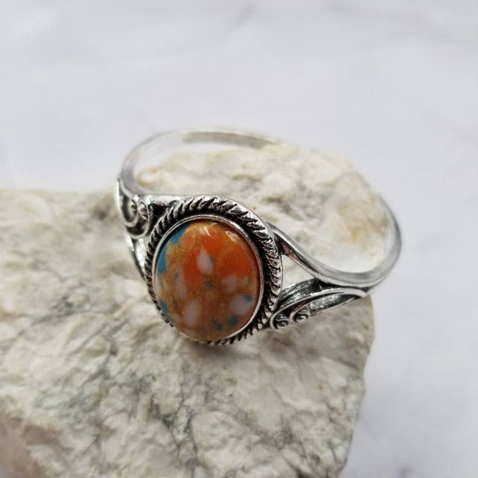 Oval Turquoise Cuff Bracelet