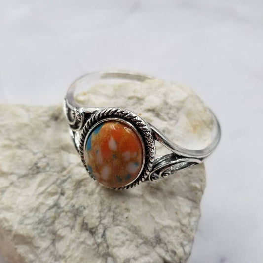 Oval Turquoise Cuff Bracelet