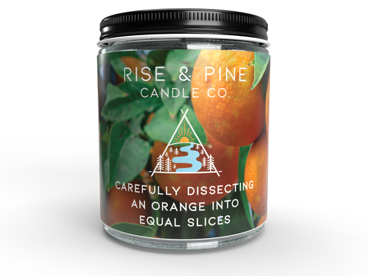 Orange Citrus & Mint Soy Wax Candle