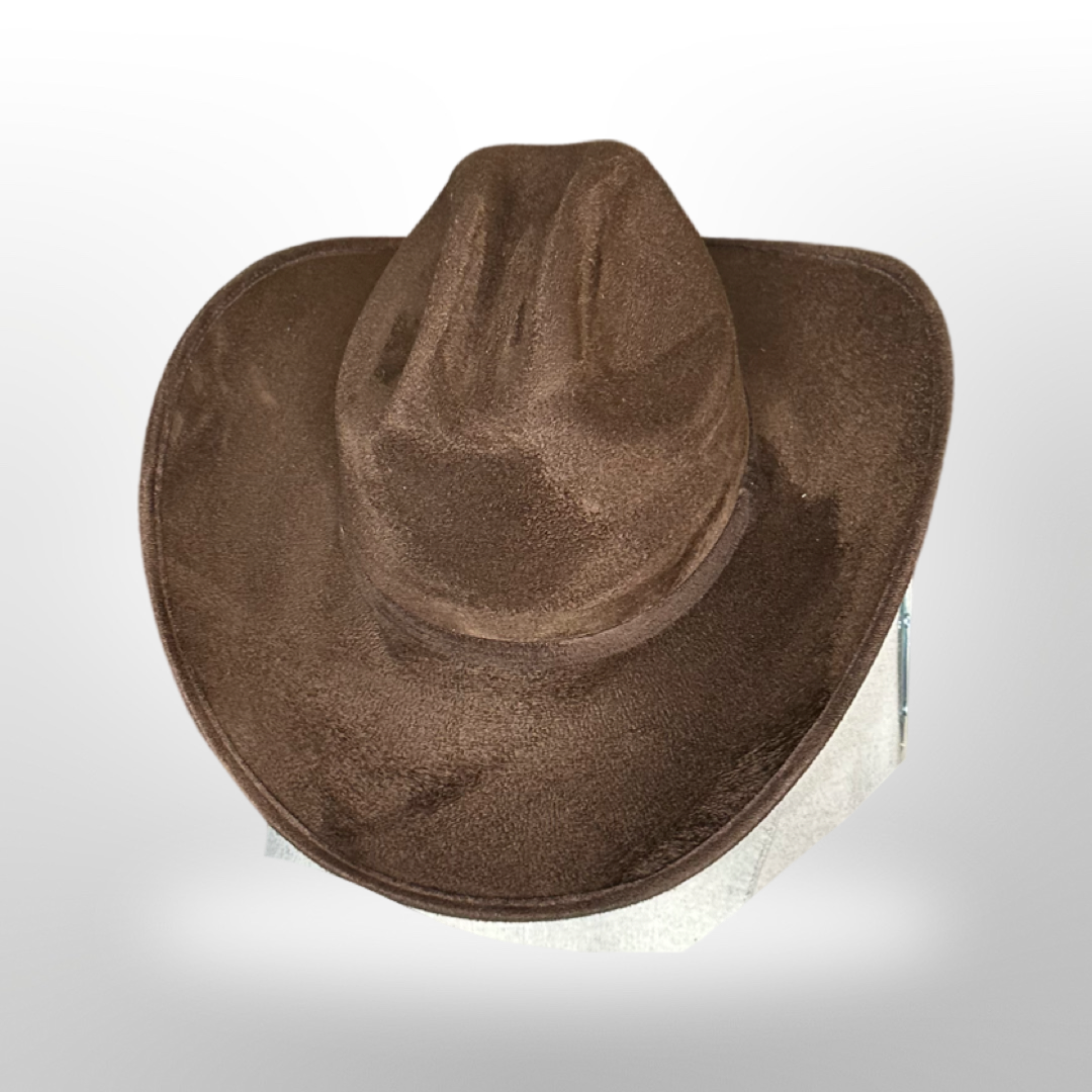 Yellowstone Cowboy Vegan Suede: Black / Medium