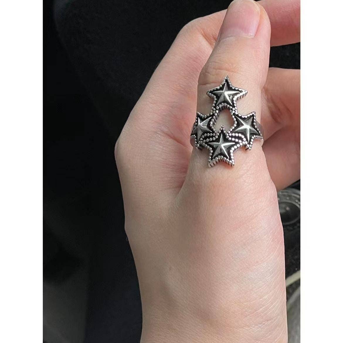 Vintage-Inspired Starburst Ring: Constellation Ring