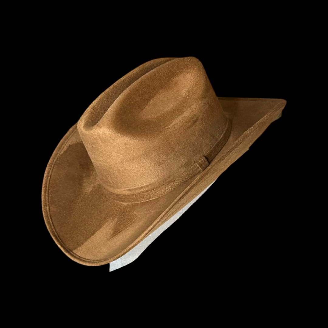 Yellowstone Cowboy Vegan Suede: Black / Medium