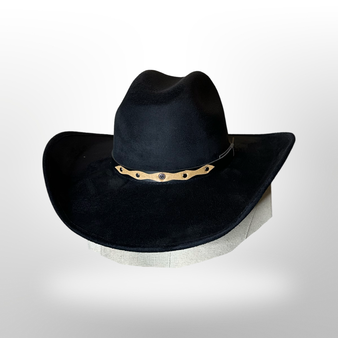 Chihuahua Cowboy Vegan Suede Hat : Atlantic blue / Medium 55-58cm