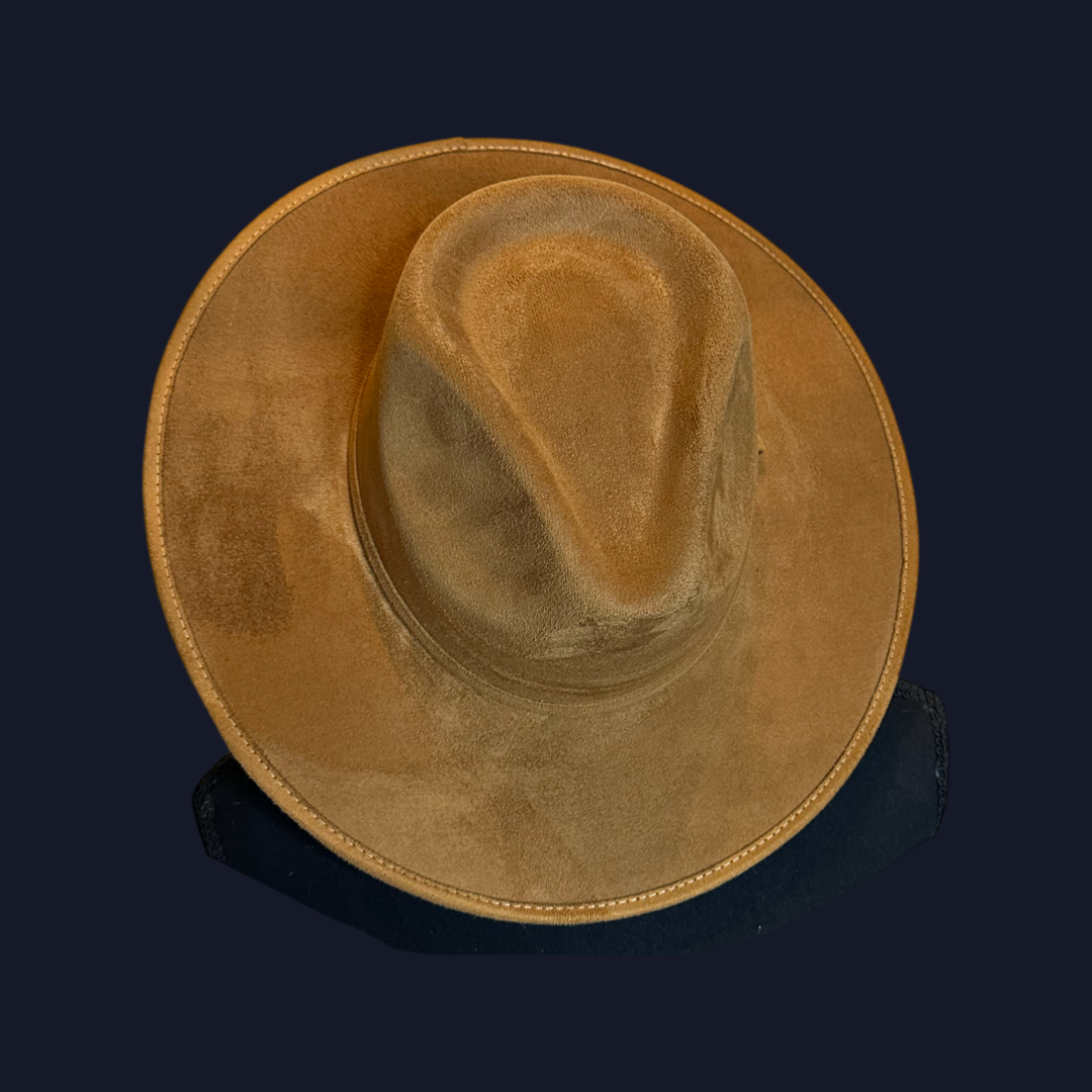 Rancher Vegan Suede Hat : Black / Large