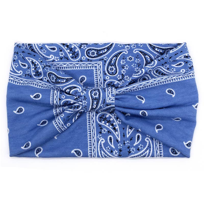 Classic Paisley Pattern Headbands : Green