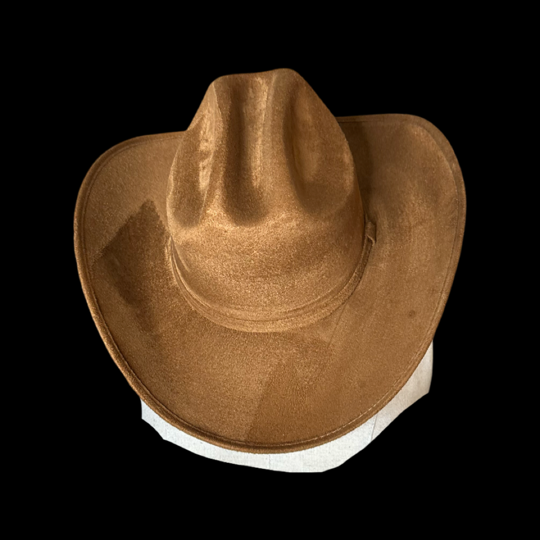 Yellowstone Cowboy Vegan Suede: Chocolate / Medium