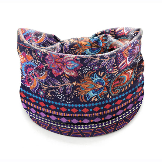 Ethnic Printed Multifunctional Headband & Neck Gaiter: 1