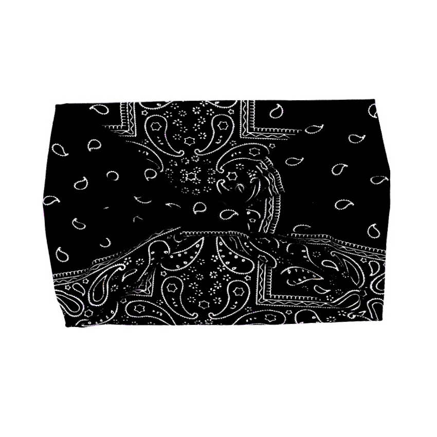 Classic Paisley Pattern Headbands : Green
