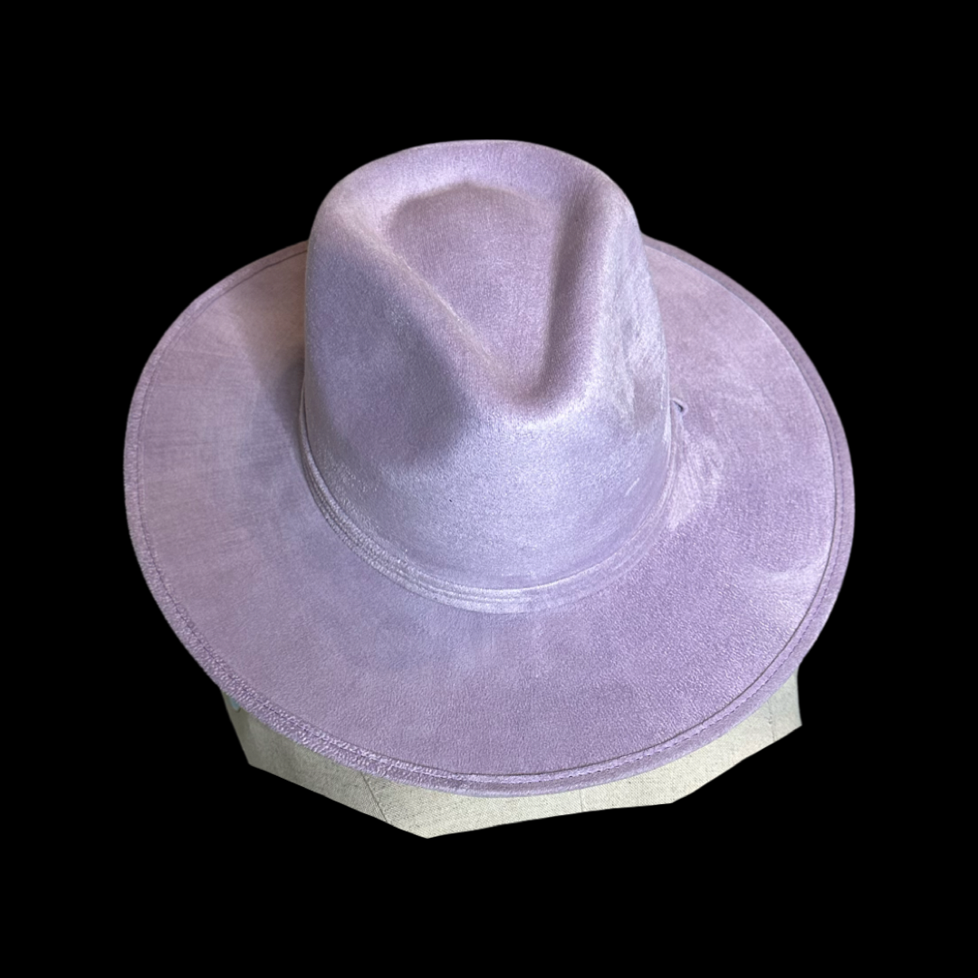 Rancher Vegan Suede Hat : Tabaco / Large