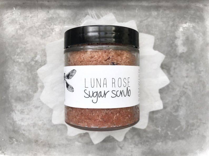 Luna Rose Sugar Scrub: 4 oz