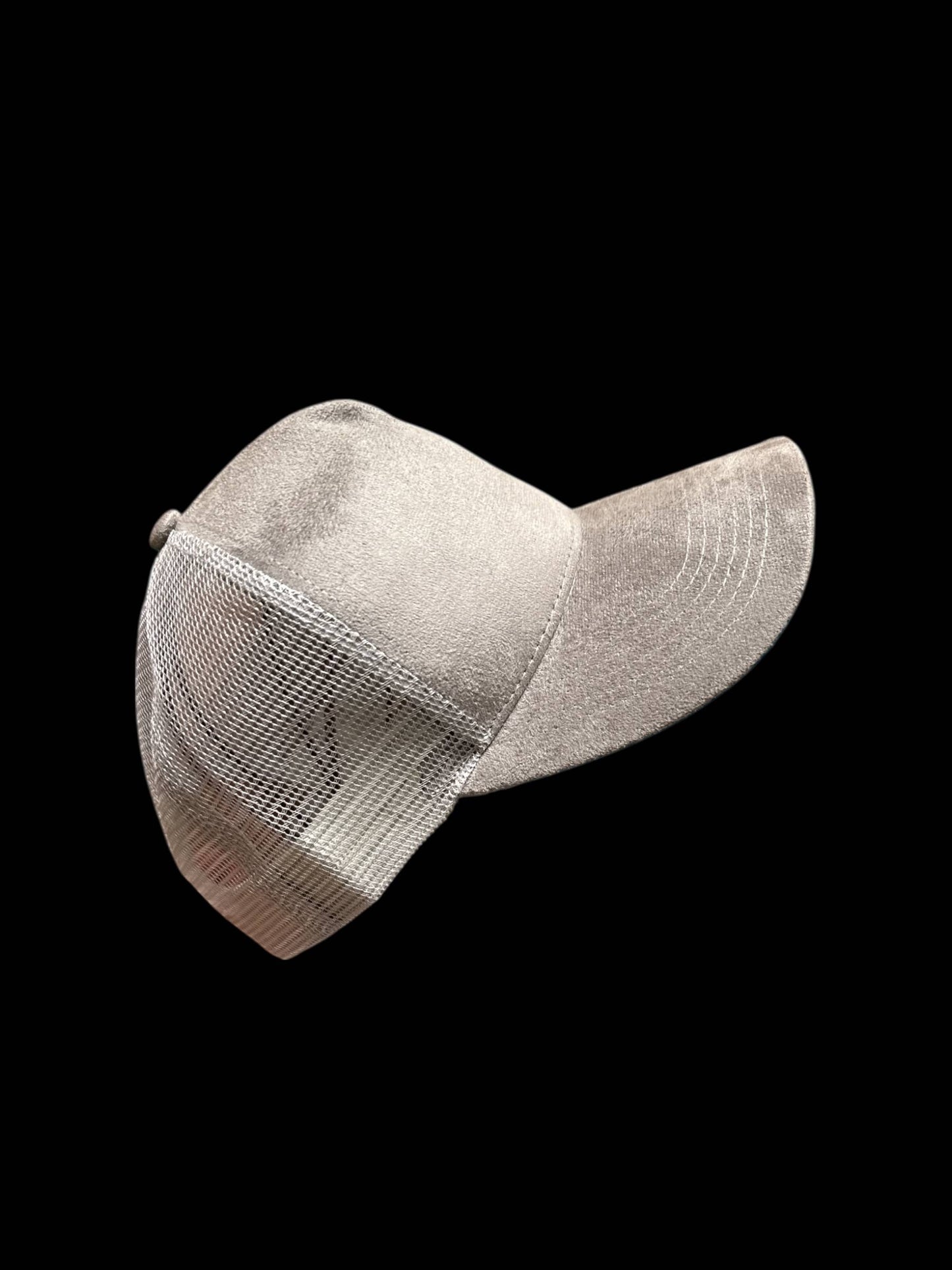 Trucker Cap Vegan Suede : Grey