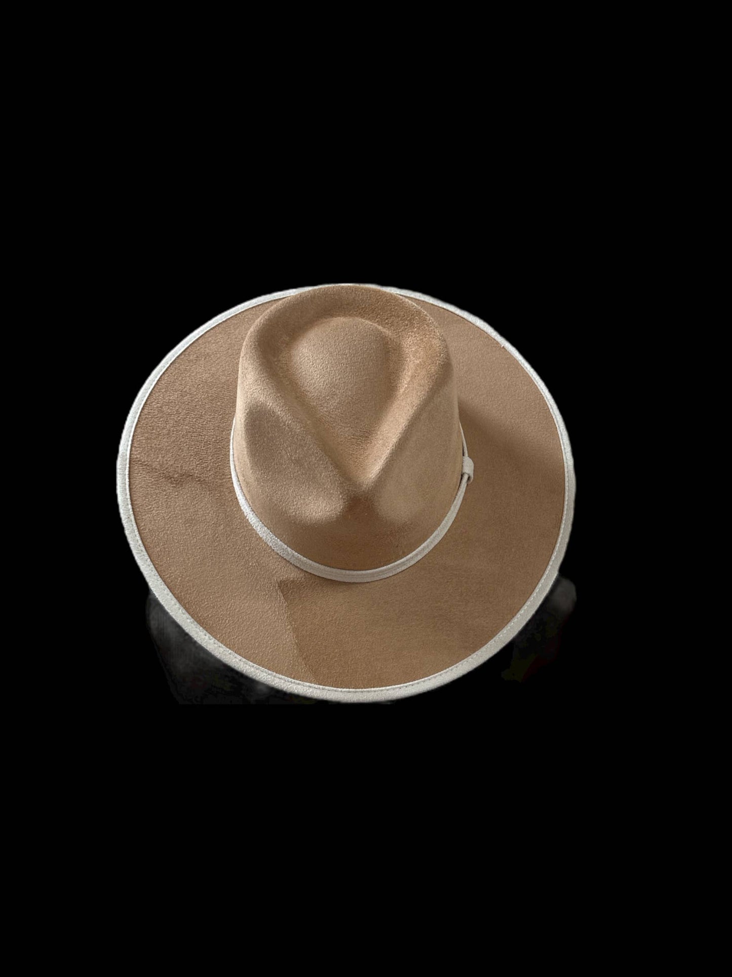 Tear Drop 2 Tone Rancher: Blush/Ivory